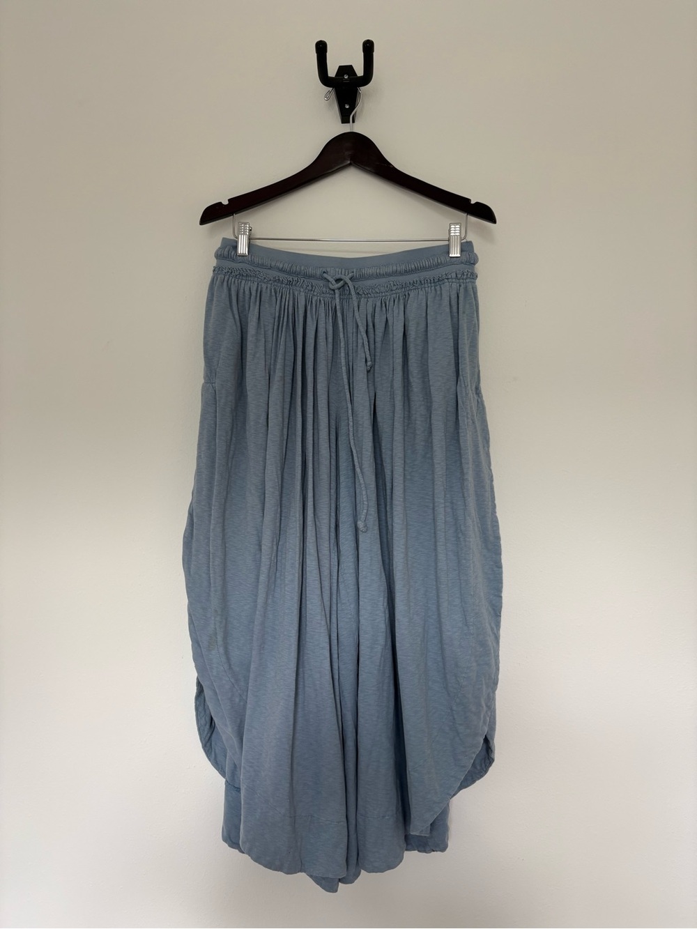 Free People - Light Blue Women's Loose Fitting Gaucho Capris